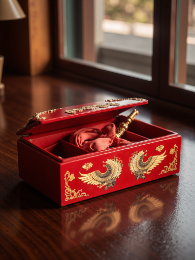 庆典专用酱酒,红色主题包装,金色装饰元素,喜庆氛围浓厚,适合婚礼庆典场合